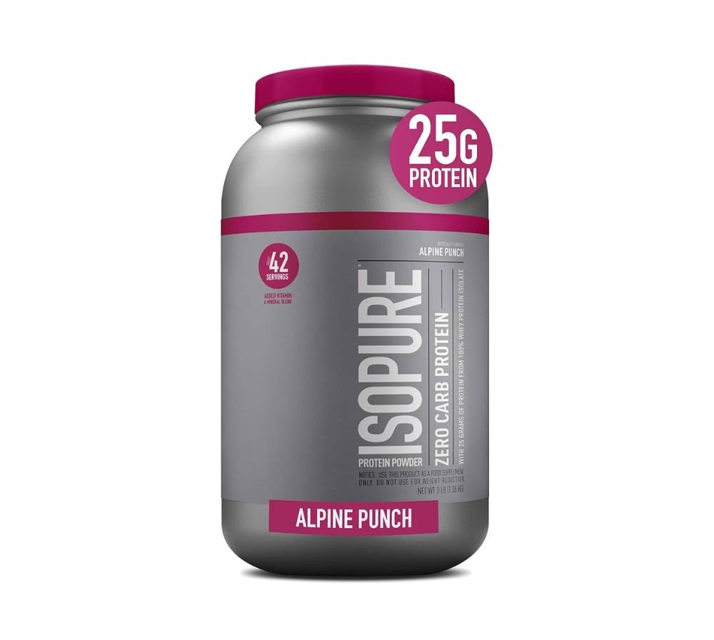 Isopure Zero Carb Whey Isolate Potein 3 lbs