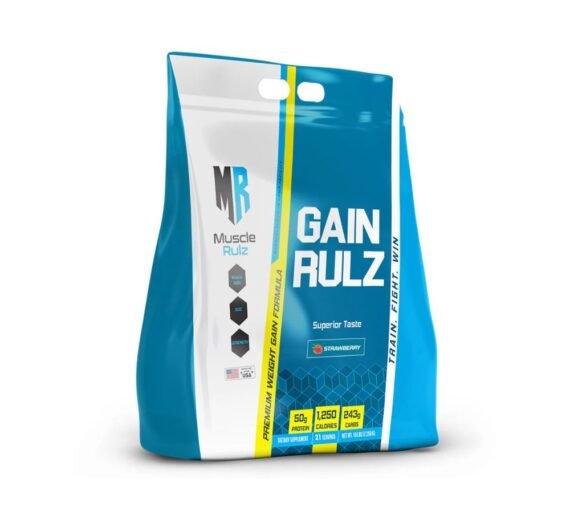 Muscle Rulz Gain Rulz 1250 Calories Per Serving, Mass Gainer 16Lb
