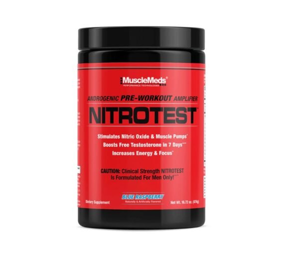 Musclemeds Nitrotest Androgenic Pre-workout 30 Servings