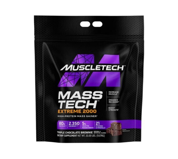 Muscletech Mass Tech Extreme 2000 Mass Gainer 20Lb