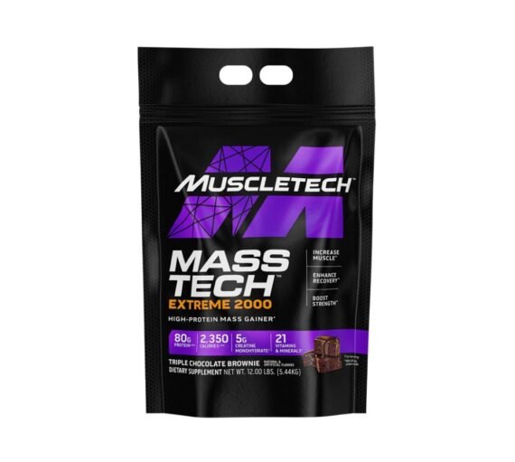 Muscletech Mass Tech Extreme 2000 Mass Gainer 12Lb
