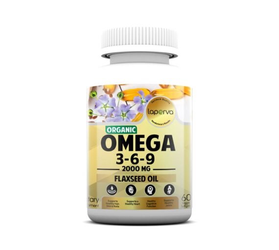 Laperva Omega‑3‑6‑9 veggie softgels