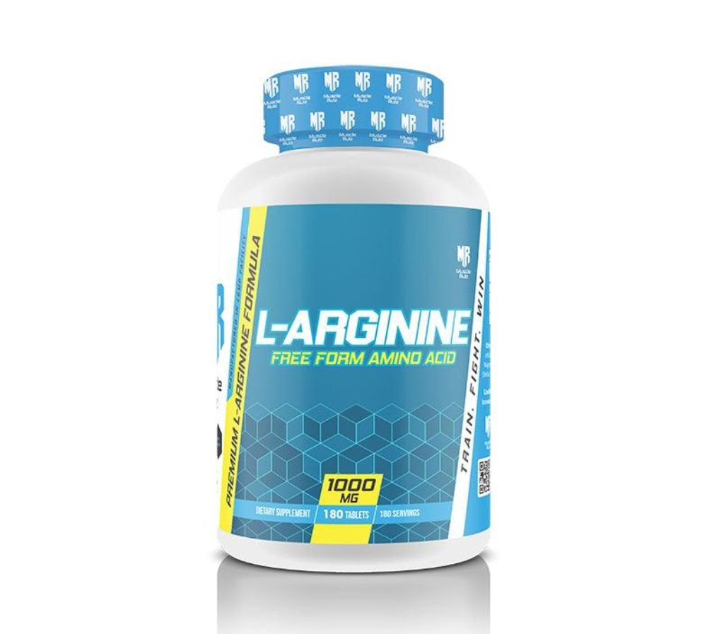 Muscle Rulz L-arginine Free Form Amino Acid 1000 Mg 180Tablets