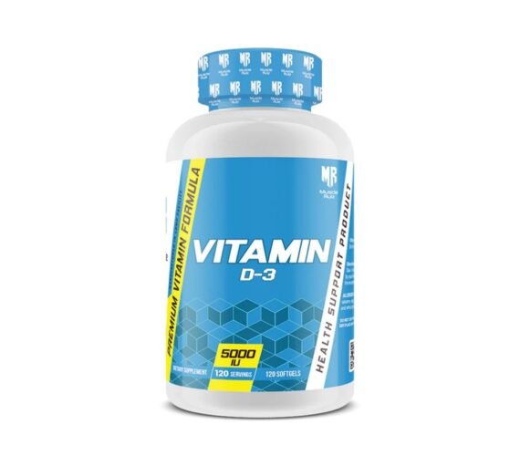 Muscle Rulz VITAMIN D-3 5000IU 120 Servings