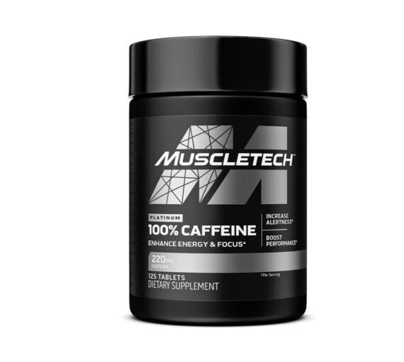 Muscletech 100% Caffeine 125 Tablets