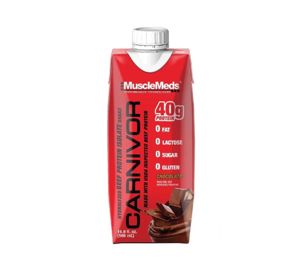 MuscleMeds Carnivor Ready-to-drink 40g Of Delicious Beef Protein Isolate Shake 500Ml