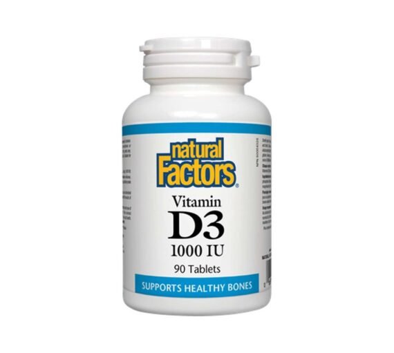 Natural Factors Vitamin D3 90 Tablets