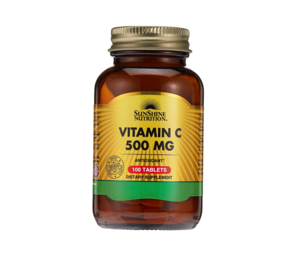 Sunshine Nutrition Vitamin C 500 Mg 100 Tablets