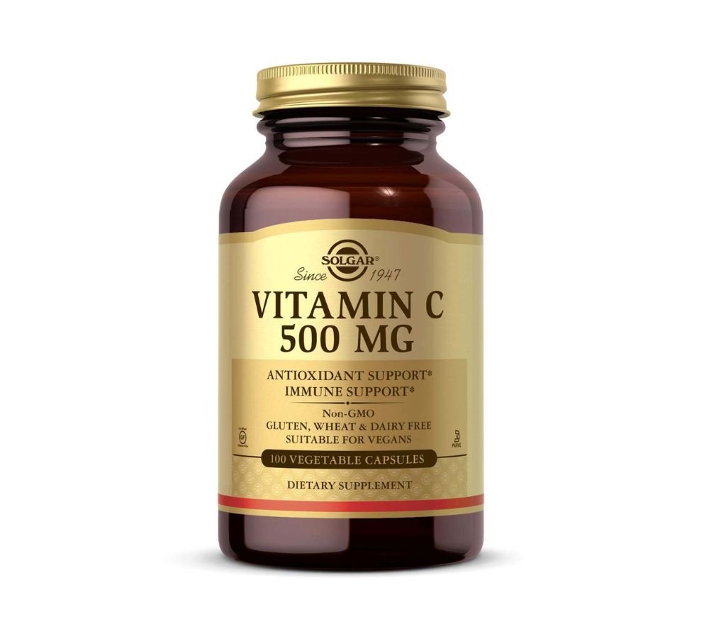 Solgar Vitamin C 500Mg 100 Vegetable Capsules