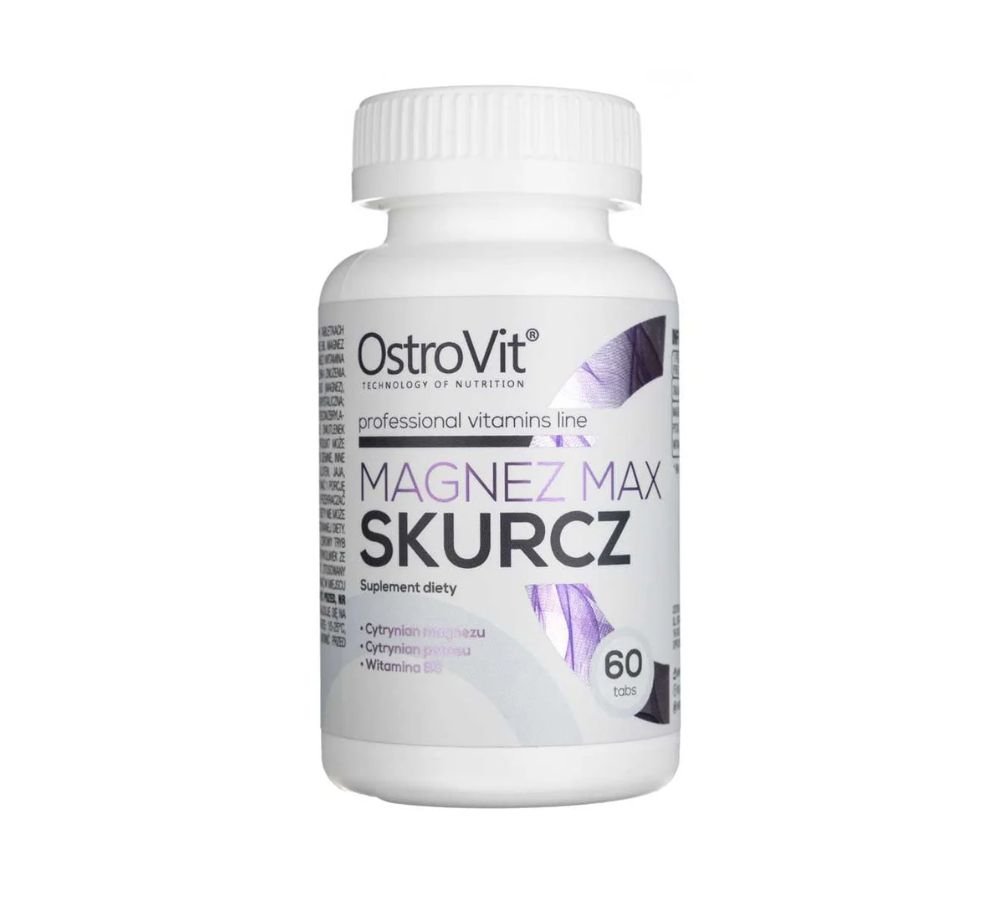 Ostrovit Magnez Max Skurcz - 60 Tablets