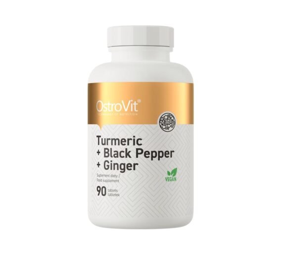OstroVit Turmeric + Black Pepper + Ginger 90 tablets
