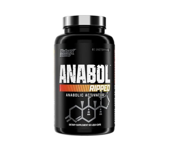 Nutrex Research Anabol Ripped Anabolic Muscle Builder for Men 60 Capsule