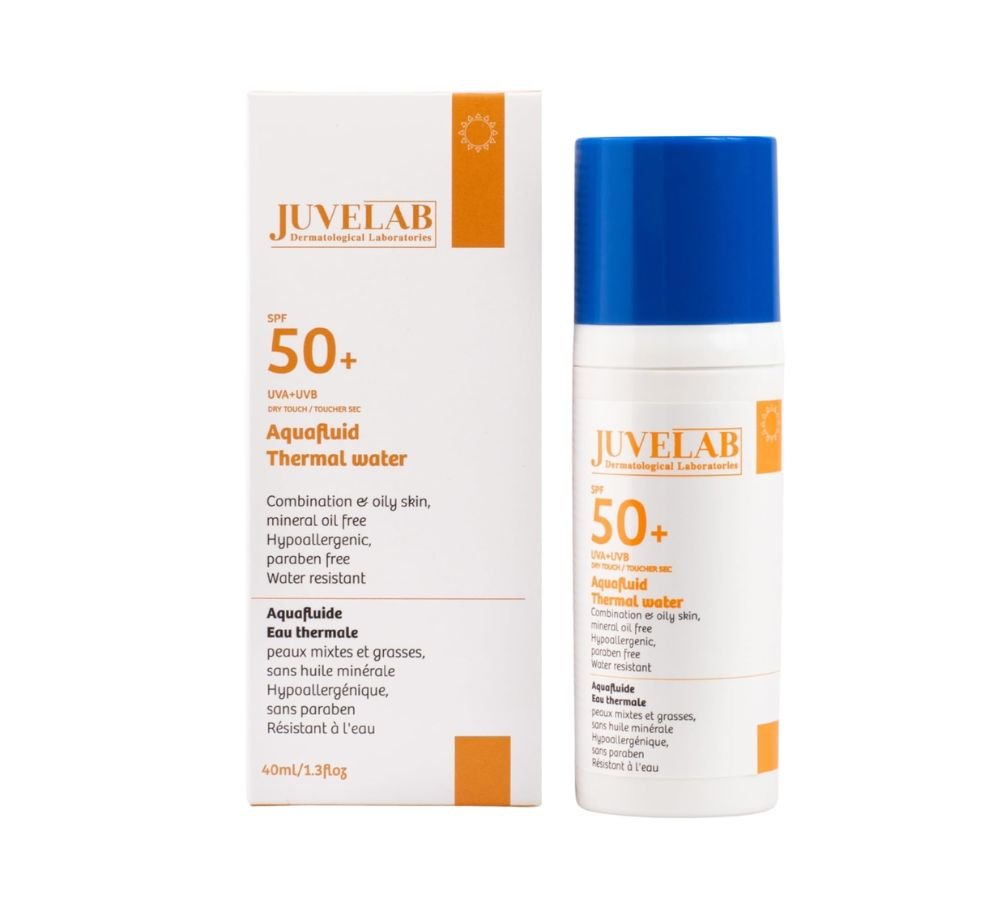JUVELAB Aqua Thermal Fluid SPF 50+ Sunscreen