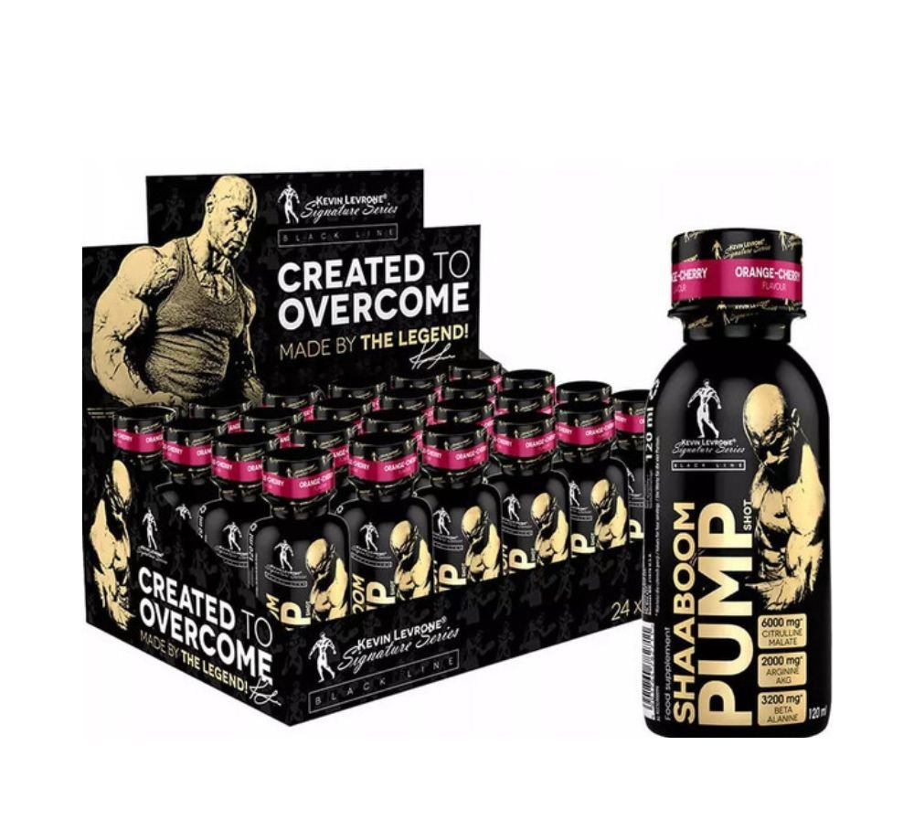 Kevin Levrone Shaaboom Pump Juice Shot 120 ml pack of 24