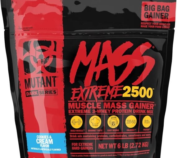 Mutant Muscle Mass Gainer Mass Extreme 2500 6lb