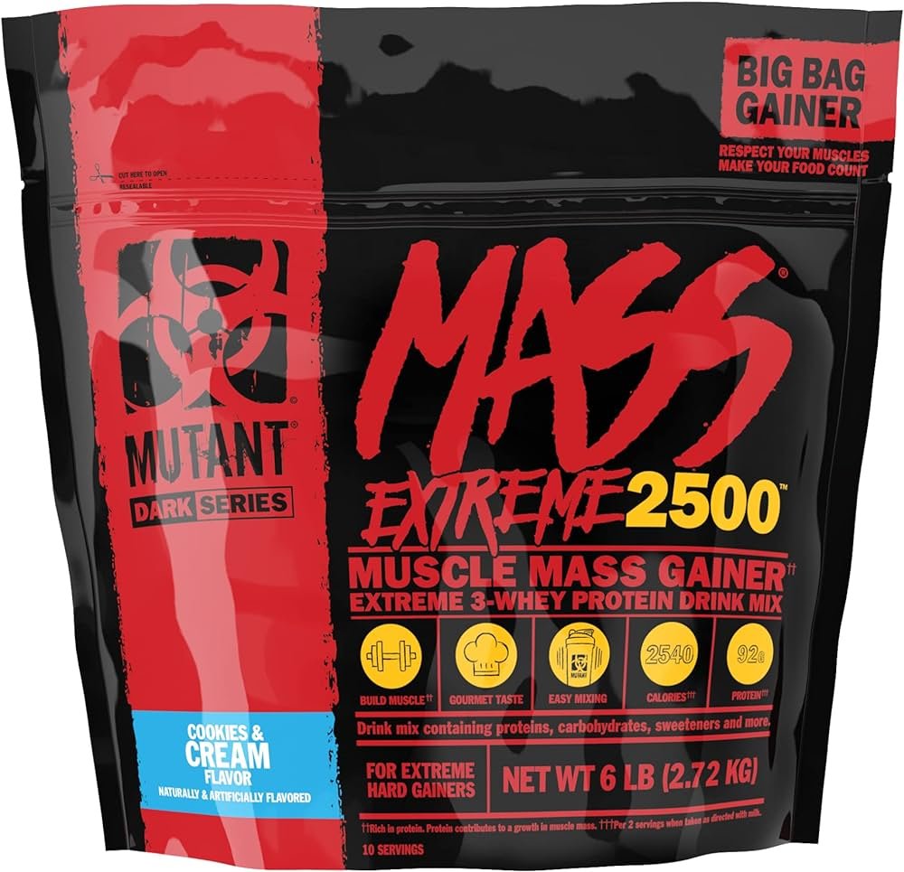 Mutant Muscle Mass Gainer Mass Extreme 2500 6lb