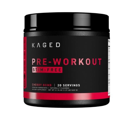 KagedMuscle Stimulant Free Pre Workout 20 Servings