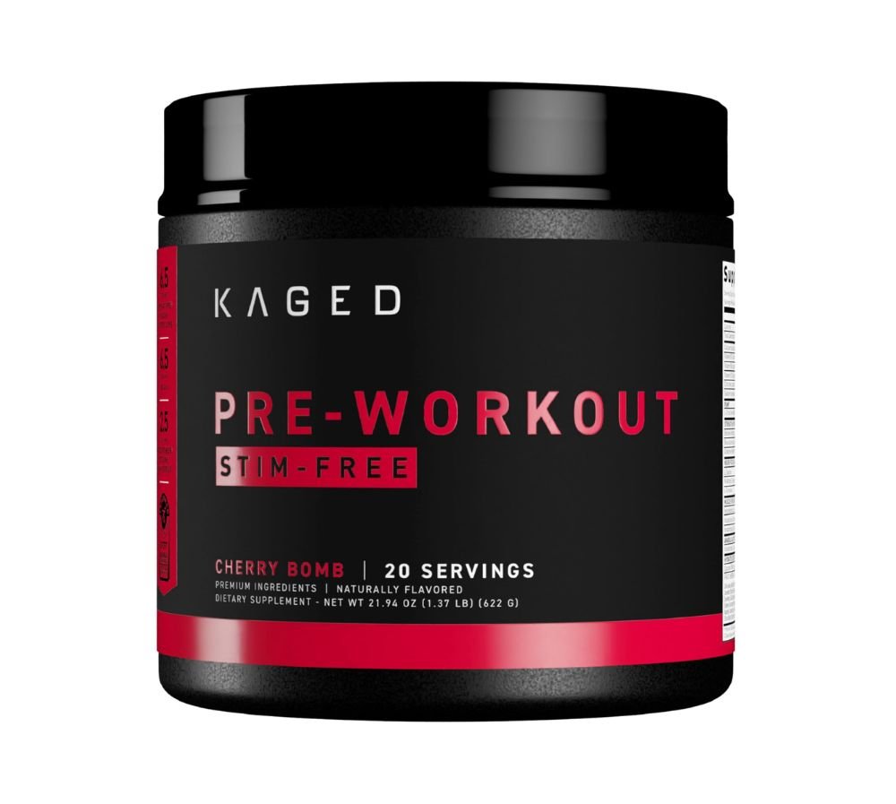 KagedMuscle Stimulant Free Pre Workout 20 Servings