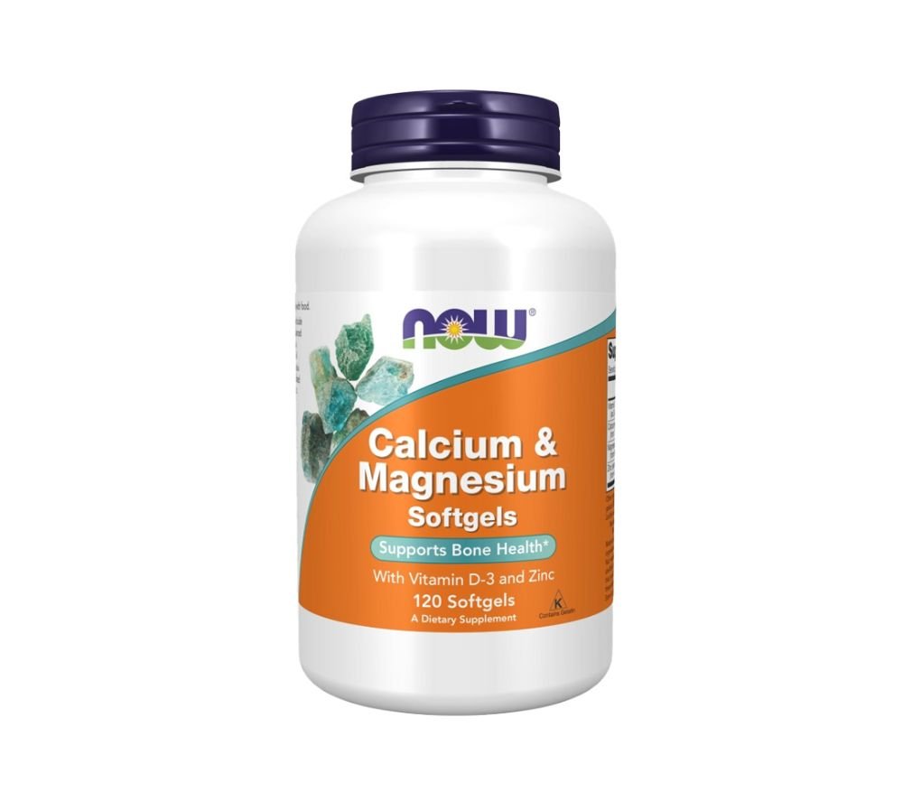 Now Calcium And Magnesium, 120 Softgels,