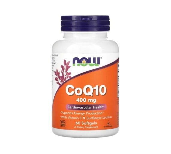 NOW Foods, CoQ10, 400 mg, 60 Softgels