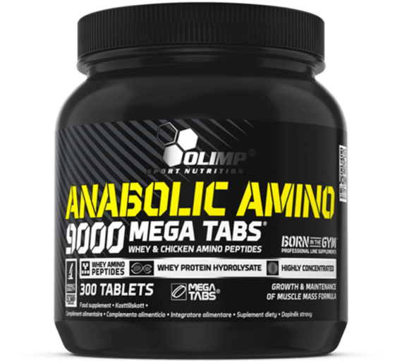 Olimp Anabolic Amino 9000 Mega Tabs, 300 Tablets