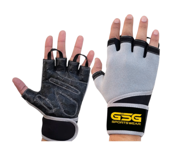 Weightlifting Gym Gloves - Grey