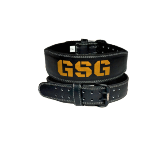 GSG Premium Leather Weightlifting Belt