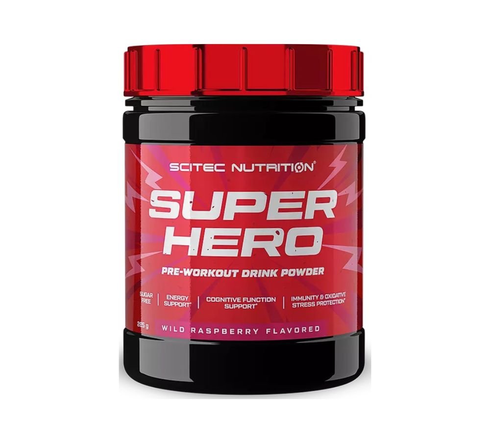 Scitec Super Hero Pre Workout 285g Wild Raspberry