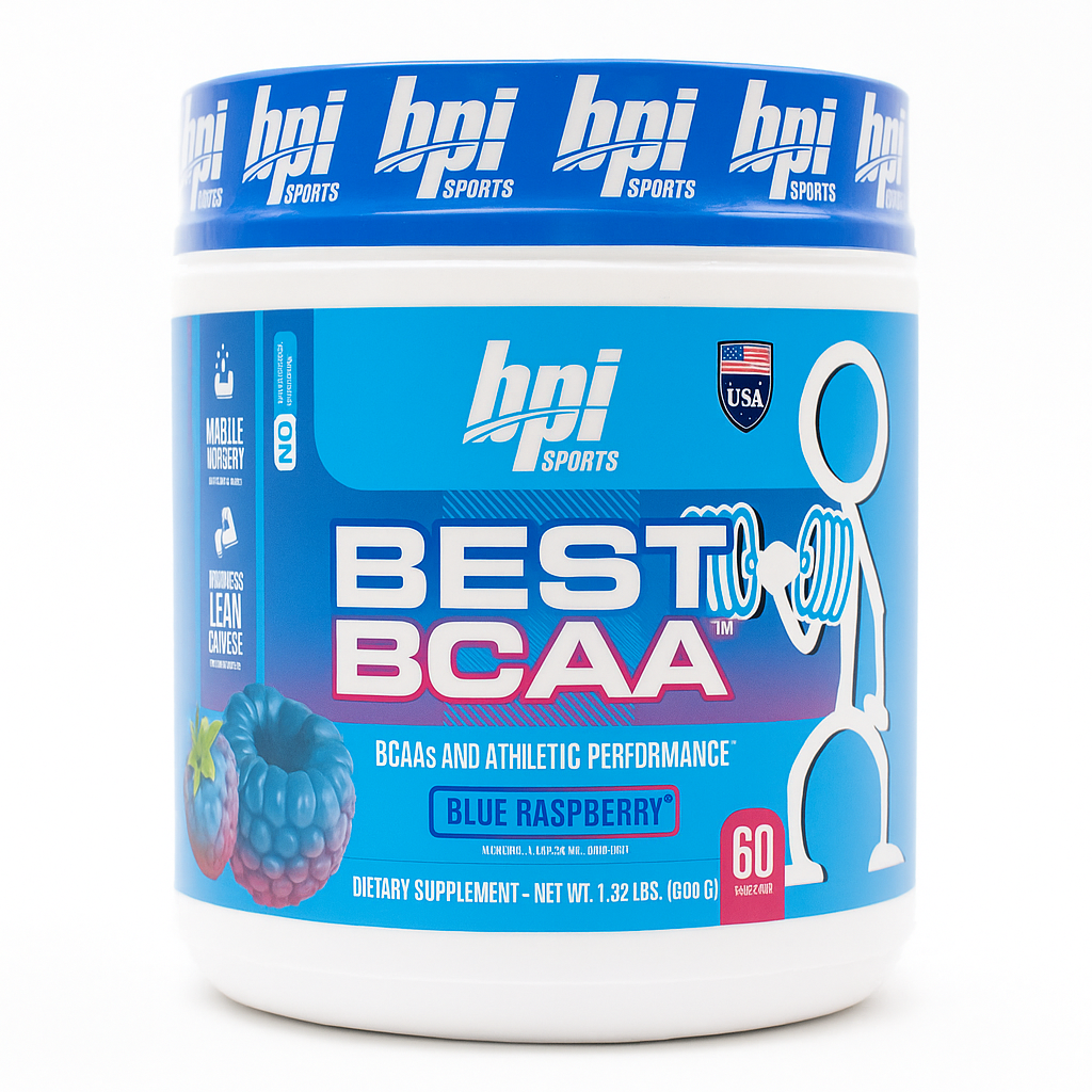 BPI Sports Best BCAA – Blue Raspberry (60 Servings)