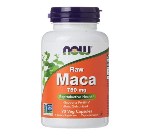 Now Foods Raw Maca 750 Mg 90 Veg Capsules
