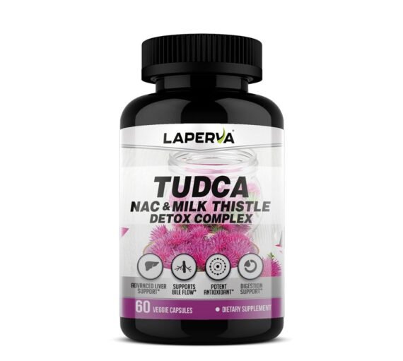 Laperva Tudca & Nac & Milk Thistle, 60 Veggie Capsules, Advanced Liver Support