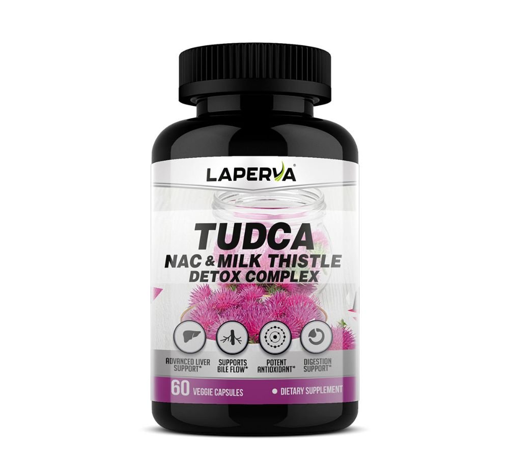 Laperva Tudca & Nac & Milk Thistle, 60 Veggie Capsules, Advanced Liver Support