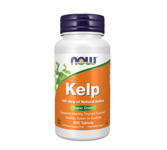 NOW Foods Kelp Iodine Vegetarian – 150 mcg, 200 Tablets