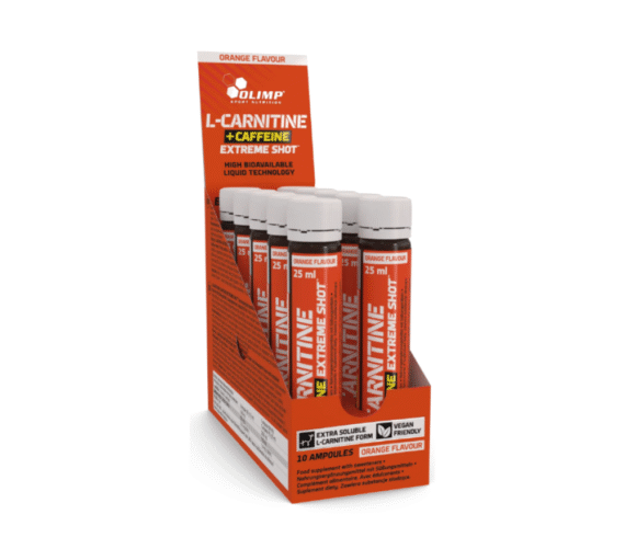 Olimp L-Carnitine + Caffeine Extreme Shot - 10 x 25 ml