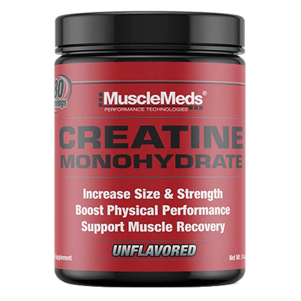 MuscleMeds Creatine Monohydrate, Unflavored, 400 Gm, Increase Size & Strength