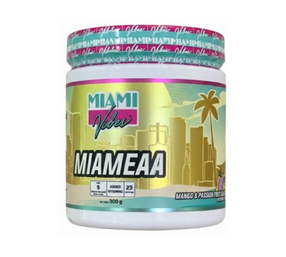 Miami Vibes Miami EAA Mango passion Fruit Flavour 380Gram