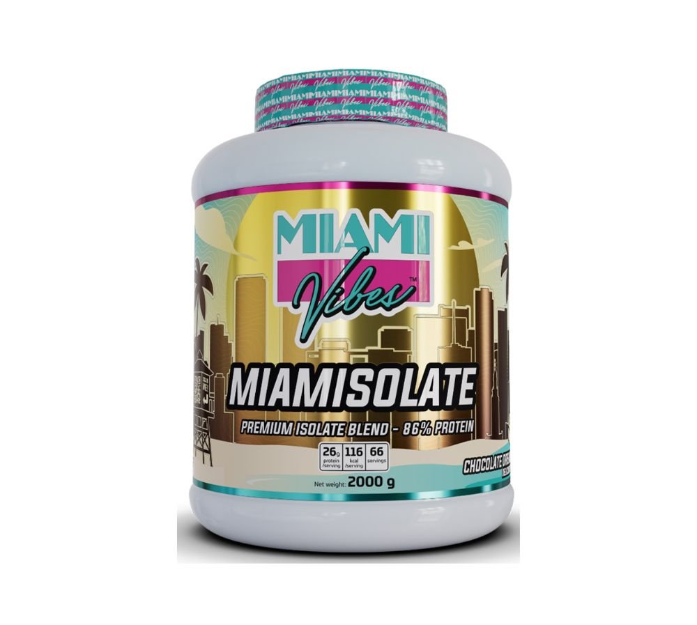 Miami Vibes Isolate Protein Chocolate Flavour 2000Gram