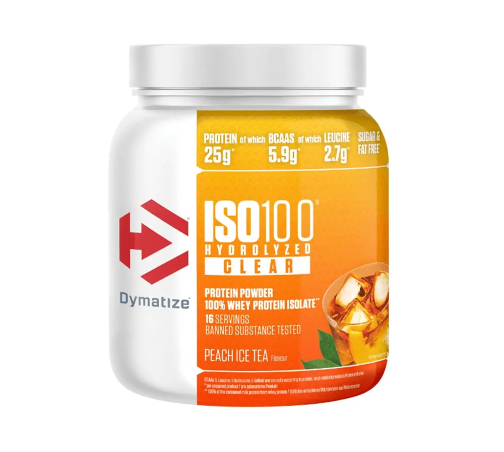 Dymatize ISO100 Hydrolyzed Clear Protein – Ultra Light Fast Digesting Whey Isolate 16 servings