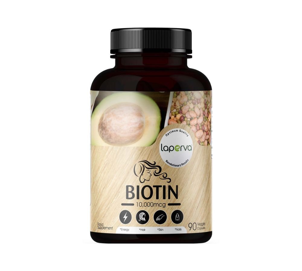 Laperva Biotin 10000 mcg 90 Veggie Capsules