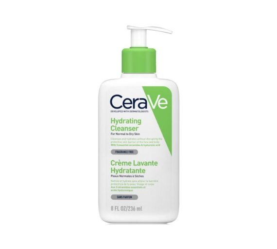 Cerave Hydrating Cleanser For Normal To Dry Skin With Hyaluronic Acid