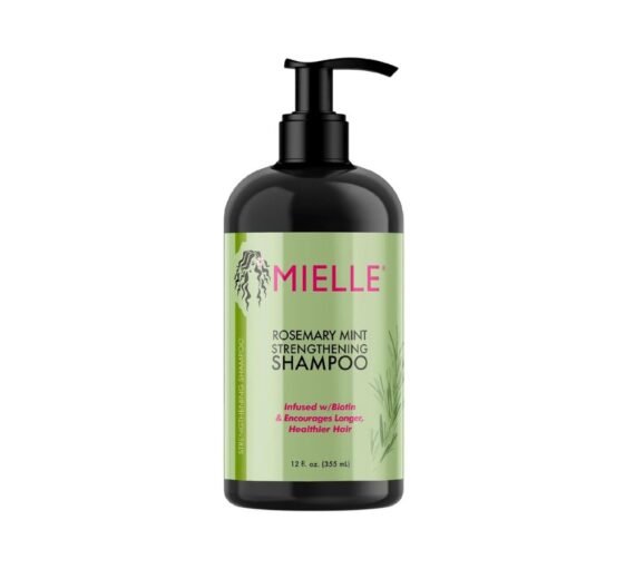 Mielle Organics New Mielle - Rosemary Mint - Biotin Infused - Encourages Growth Hair Products for Stronger and Healthier Hair - Shampoo