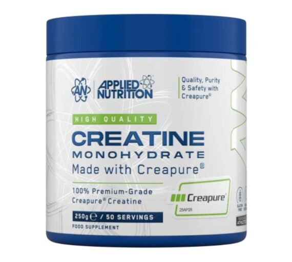 Applied Nutrition Creapure Creatine Monohydrate, Unflavored, 250 Gm