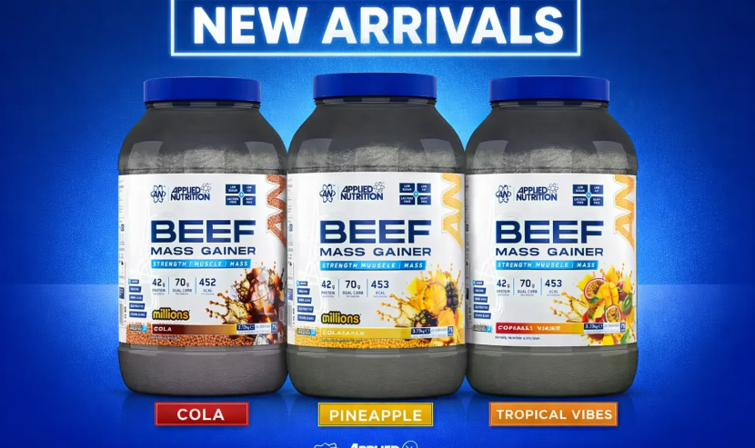 New beef mass gainer flavors available
