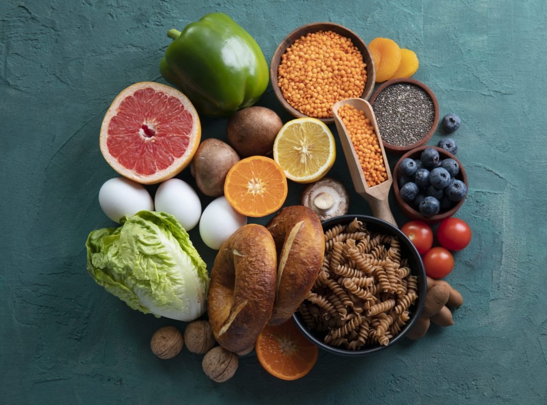 real-food-pyramid-arrangement
